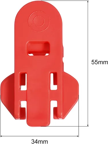 Miniatura 2 de uxcell Abrelatas manual fácil, 3 piezas, cubiertas de plástico para latas de bebidas, protector de tapas, abridor de botellas para refrescos, Rojo