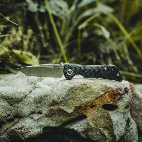Miniatura 5 de Southern Grind Cuchillo plegable Spider Monkey Tanto con mango de fibra de carbono