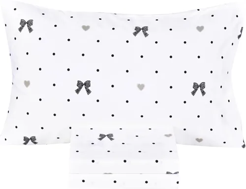 Miniatura 32 de Scientific Sleep Juego de sábanas de 100% algodón para niños y niñas, adolescentes, sábana encimera, sábana bajera y funda de almohada