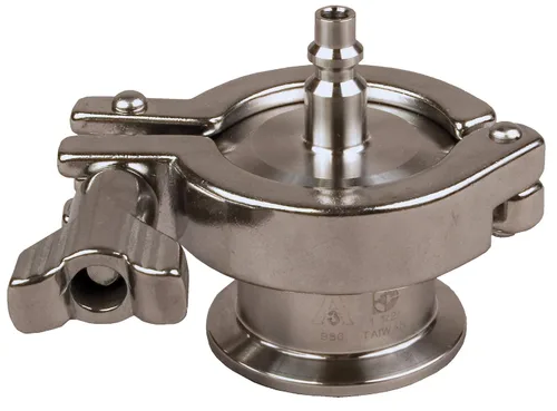 Miniatura 4 de Dixon Válvula de retención sanitaria del soplo del aire del acero inoxidable 316L de B45AB-R100150, 1" desconexión rápida del OD del tubo