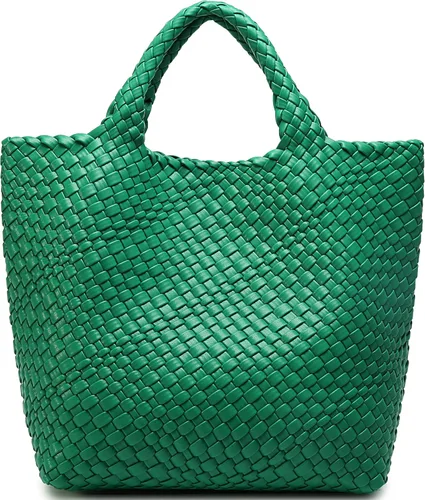 Miniatura 17 de Bolso tejido para mujer, bolso tote de cuero vegano grande para verano, playa, viaje, bolso de mano y cartera retro hecho a mano, bolso de hombro