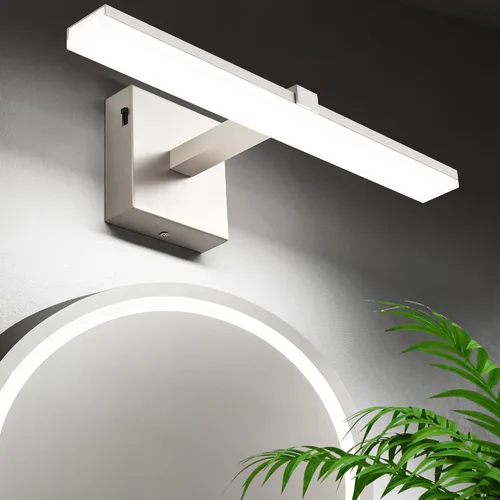 Miniatura 51 de Luz de tocador de baño negra de 32 pulgadas, LED moderna, 3CCT, regulable, 24 W, luminarias de baño sobre espejo 3000 K/4500 K/6000 K, 3