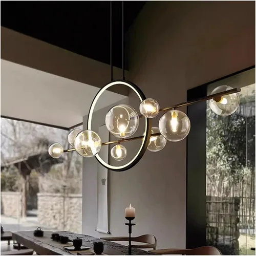 Miniatura 3 de Decoracion Hogar Moderno Lamparas Dining Room Modern Pendant Lights Pendant Lamp Indoor Lighting Led Lights for Room(White,7 Head)