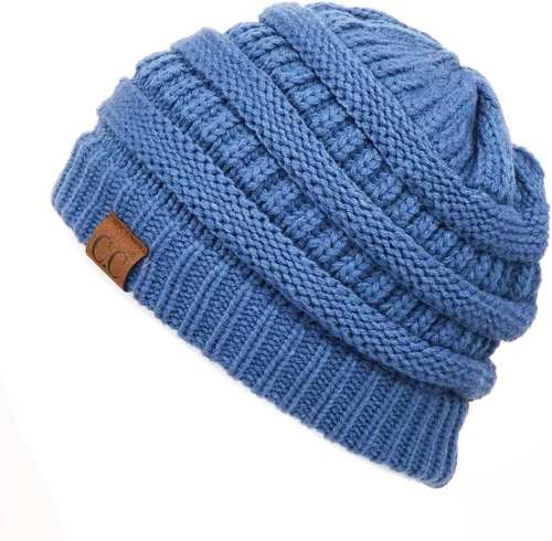 Miniatura 632 de C.C Trendy Warm Chunky Soft Stretch Cable Knit Beanie