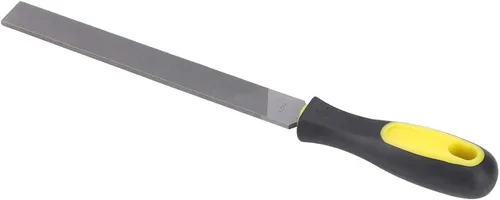 Miniatura 8 de Atyhao Lima plana grande de 8 pulgadas, herramienta de afilado de mano, hoja de afilado de acero con mango para afilar cuchillo, hacha, hacha, metal