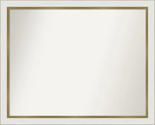 Miniatura 59 de Amanti Art Espejo de pared blanco de 30 x 42 pulgadas, espejo de baño rectangular blanco para decoración de pared de sala de estar, marco Parlor