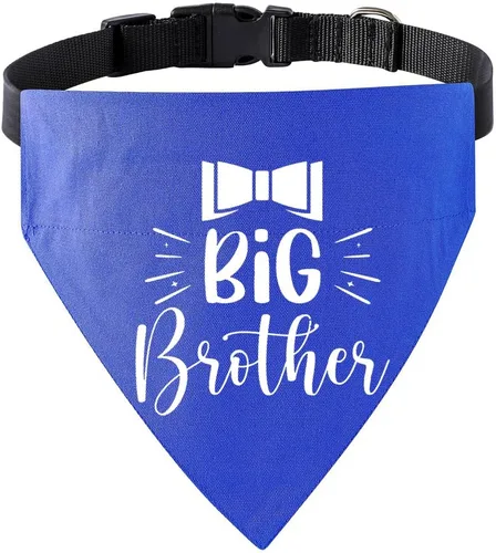 Miniatura 12 de El mejor collar de bandana de boda para perro, bandana de compromiso ajustable para mascotas con hebilla de liberación rápida y anillo en D