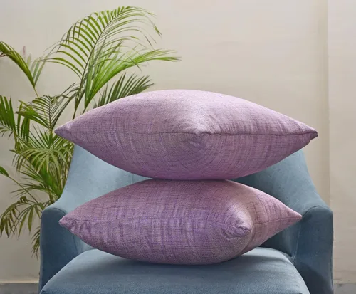 Miniatura 3 de Almohadas decorativas para sofá cama, almohadas decorativas de sala de estar, almohadas rústicas, fundas de almohada sólidas de seda