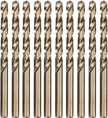 Miniatura 24 de Juego de brocas de cobalto M35 de 13 piezas, métricas de 0.079 a 0.315 pulgadas, brocas helicoidales HSS Jobber para metal duro, acero inoxidable