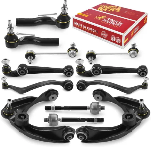 Miniatura 15 de Metrix Premium Chassis Parts - Kit de suspensión delantera de 10 piezas para BMW X5 2007-2013, BMW X6 2008-2014, reemplazo, fabricado en Europa