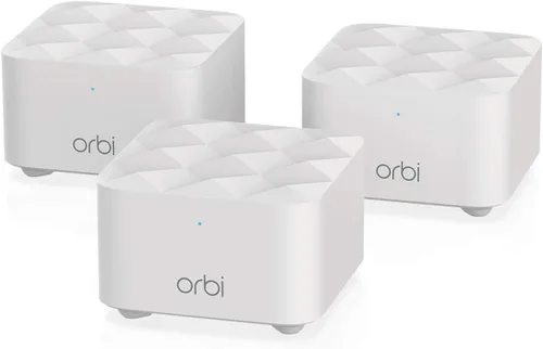 NETGEAR Orbi Sistema WiFi de malla para todo el hogar (RBK13) – Reemplazo de enrutador cubre hasta 4,500 pies cuadrados con 1 enrutador y 2 satélites