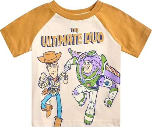 Miniatura 5 de Disney Conjunto de 2 piezas de camiseta y pantalones cortos de manga corta de Mickey Mouse Lightning McQueen Toy Story (12M-24M)