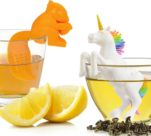 Miniatura 9 de 1 infusor creativo de té de animales, lindo té de hojas sueltas más pronunciado, reutilizable, fácil de llevar, prepara una taza de buen té en Un