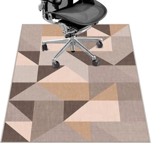 Miniatura 32 de Tapete para silla de oficina para suelo de madera dura y azulejos, 36" x 48" tapete resistente para silla de escritorio para suelos duros, alfombra