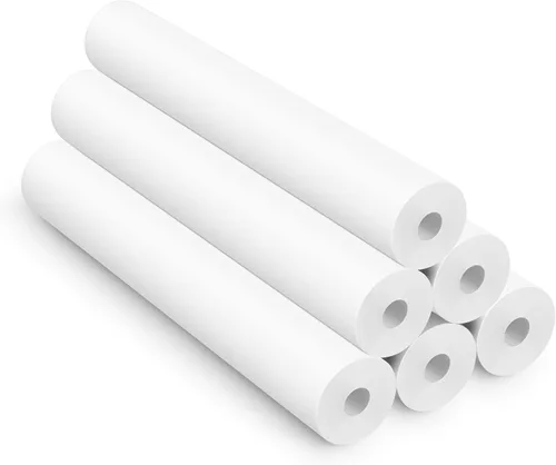 Potanro Papel de impresora térmica A4, papel térmico de secado rápido, 8.3 x 11 pulgadas, térmico para impresora portátil (6 rollos)