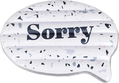 Miniatura 3 de FLOAT-EH Flotador de piscina de burbujas canadiense para adultos, flotador de doble cara, con "Eh?" y "Sorry", flotadores inspirados en el norte