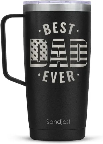 Miniatura 11 de SANDJEST Mejor Taza para Tía Taza de Tía con Asa 20oz Acero Inoxidable Taza de Café Aislada para Viaje Regalos para Tías de Sobrina Sobrino Regalo