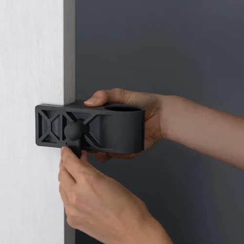 Miniatura 5 de Zadro Pistola de masaje manos libres, tejido profundo, montaje en puerta, masajeador trasero, herramienta de abrazadera de mano, agarre fuerte