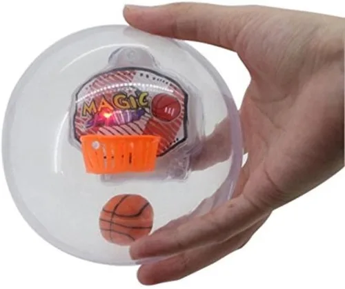 Miniatura 4 de C&H Solutions Juego de baloncesto 2XMini,Tiro de baloncesto,Juego electrónico de baloncesto,Nuevos juegos de disparos de mano de descompresión