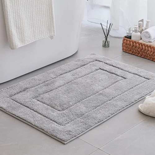 Miniatura 76 de GRANNY SAYS Alfombras de baño antideslizantes, lavables, extra suaves y absorbentes de agua para baño, alfombra de baño peluda de felpa, alfombra