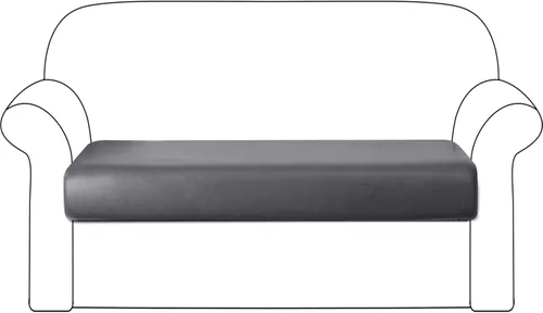 Miniatura 13 de Funda de cojín elástica para sofá, funda de cojín de punto para asiento de caravana, protector de muebles reversible en sala de estar