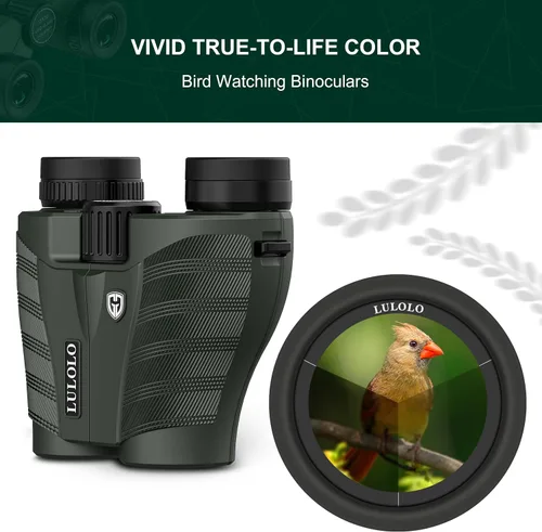 Miniatura 3 de Binoculares HD compactos de 12 x 30 para adultos de alta potencia - Binoculares de vista amplia con visión clara de poca luz - Binoculares super