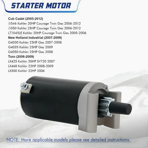 Miniatura 5 de Kohler Serie 7000 Motor de arranque de repuesto KT715 KT725 KT730 KT735 Courage Twin SV710 SV715 SV720 SV730 SV735 SV740,20HP 23HP 25HP 27HP