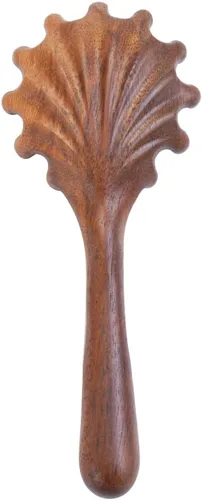 Miniatura 2 de Masajeador de cuero cabelludo hecho a mano - Depurador de cuero cabelludo para el crecimiento del cabello y alivio del estrés, fabricado con madera