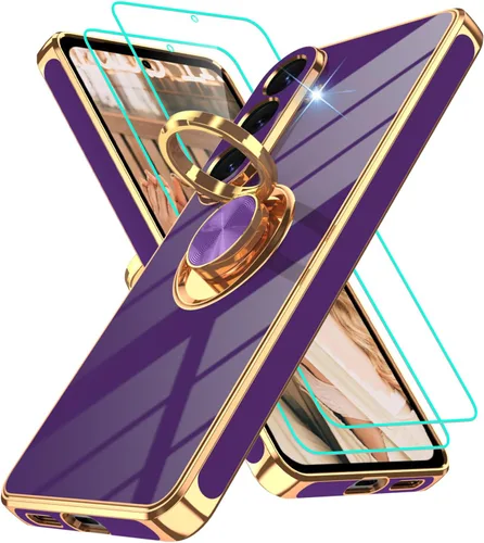 Miniatura 94 de Gritup Funda para Samsung Galaxy A14 5G: Funda Samsung A14 con 2 Protectores de Pantalla, Soporte de Anillo con Rotación 360°, Soporte Magnético