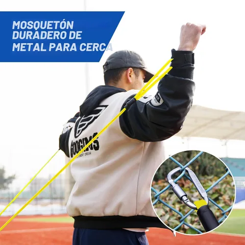 Miniatura 6 de SunNordik Bandas de resistencia para lanzadores, equipo de entrenamiento de béisbol y softbol para mejorar la fuerza del brazo y el entrenamiento