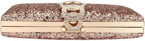 Miniatura 7 de jessie Bolsos de mano para mujer, bolsa de noche de cristal brillante, bolso de graduación, bolsa de fiesta de boda