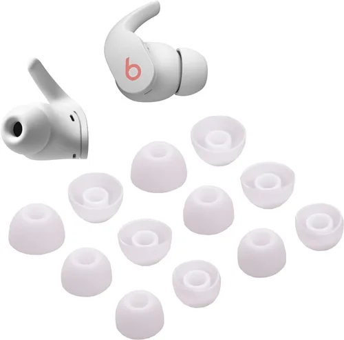 Miniatura 8 de 6 pares de almohadillas de repuesto de silicona para auriculares Beats Fit Pro Buds, auriculares inalámbricos, fundas para auriculares en estuche