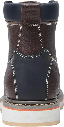 Miniatura 9 de HISEA NINGO Botas de trabajo para hombre, botas de acero y punta suave, 6 pulgadas, resistentes al agua, antideslizantes, zapatos de trabajo