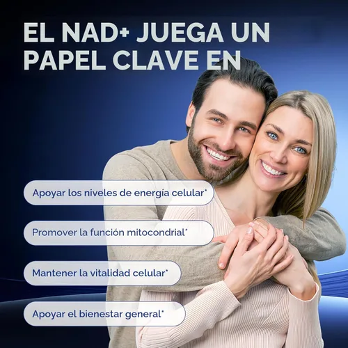 Miniatura 4 de XKQ Suplemento NAD+ de 910 mg, 60 porciones, toma 2 al día Ribosida de nicotinamida para un envejecimiento saludable, apoya la energía celular