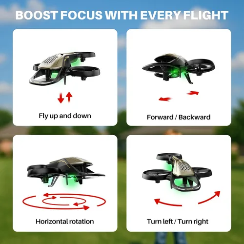 Miniatura 4 de SYMA Helicóptero RC X990 para niños, helicóptero de control remoto con increíbles trucos de acrobacias, protección de hélice de 360°, retención