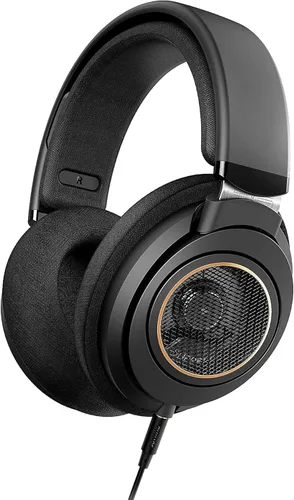 Philips SHP9600 - Audífonos con cable, ajuste cómodo, parte trasera abierta, controladores Neodimio de 50 mm (SHP9600/00)