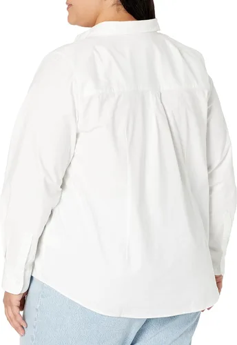 Miniatura 6 de Amazon Essentials Camisa Oxford elástica de manga larga con botones para mujer (disponible en tallas extragrandes)