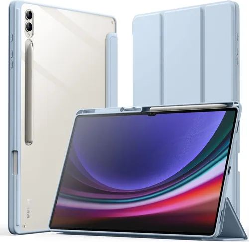 Miniatura 7 de JETech Funda para Samsung Galaxy Tab S10 Ultra/Tab S9 Ultra de 14.6 pulgadas con soporte para S Pen y parte trasera de policarbonato transparente