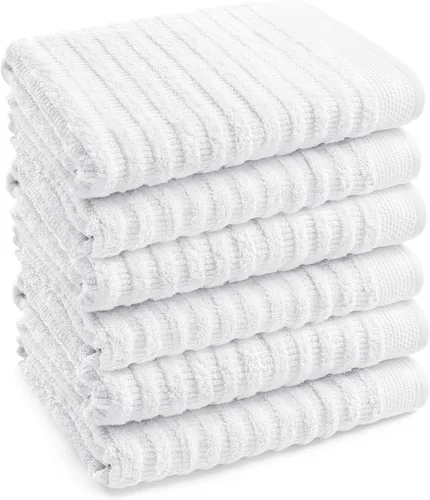 Miniatura 14 de Softerry Juego de toallas de baño de algodón orgánico puro, 100% algodón suave, extra absorbentes y duraderas, de secado rápido de 500 GSM, calidad