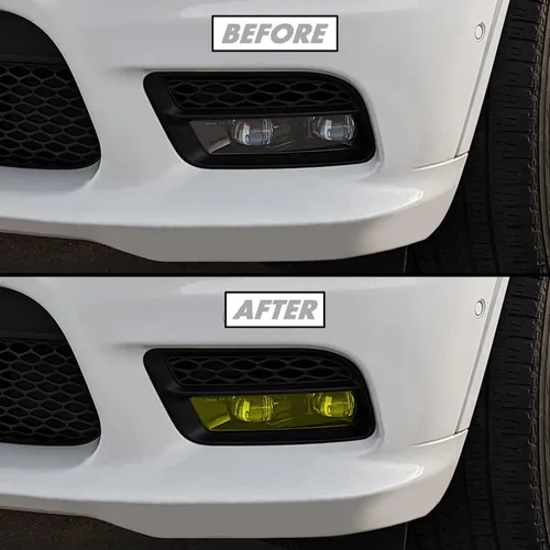 Miniatura 12 de SlickMod Tinte de humo de vinilo precortado para espejo lateral Dodge Durango 2011-2023 (20% humo oscuro, 4. señal de giro de espejo)