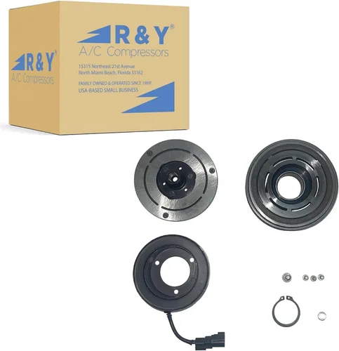 RYC A/C Compresor Embrague AEG664-CL (Se adapta a Ford F-150 5.0L 2015, 2016, 2017)