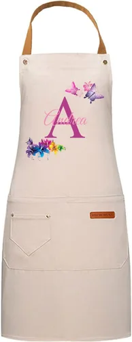 Miniatura 12 de DIY Custom Name & Initial Kitchen Apron for Men & Women