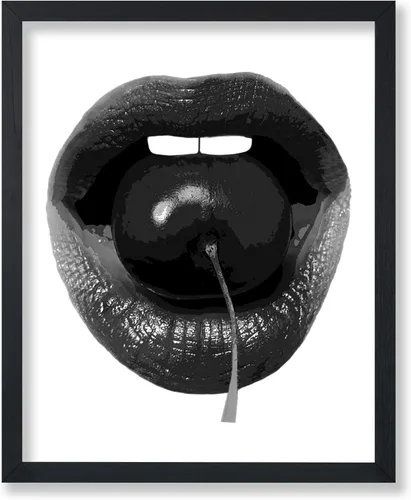 Miniatura 14 de Poster Master Impresión de labios dorados, póster de mordida de labio, arte moderno y minimalista, regalo bohemio para hombres y mujeres, diseño