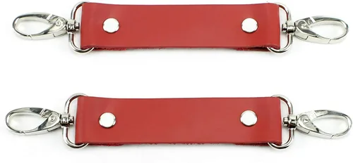 Miniatura 3 de VP Leather Two Connectors Premium Real Leather Handmade Snap Hook Connectors - Comfortable BDSM Restraints
