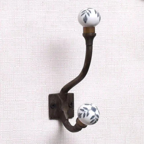 Miniatura 26 de Indian Shelf Ganchos de pared para colgar abrigos, ganchos de pared bohemios negros Perchero de pared Ganchos para colgar toallas Ganchos