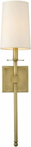 Miniatura 5 de Z-Lite 1 aplique de pared ligero 811-1S-BN, níquel cepillado