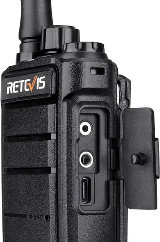Miniatura 15 de Retevis RB26 Radios de 2 vías de largo alcance, Walkie Talkie de trabajo con auricular a granel, 21 horas, USB-C, capacidad de repetidor GMRS