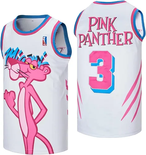 ACAIL Camiseta de baloncesto de pantera #3 para hombre, ropa de hip hop de los años 90, para fanáticos de la moda, para fiestas cosidas