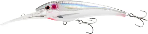 Miniatura 35 de Nomad Design DTX Minnow con sistema Autotune patentado - Acción de natación de pez cebo agonizante, BKK Diablo Caballa Rosa Caliente