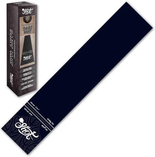Shot Darts - Alfombrilla de dardos profesional de alta resistencia, hecha de goma gruesa de grado industrial que absorbe los golpes y no se riza